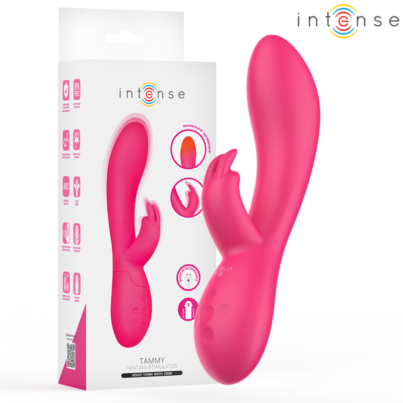 Vibrador rabbit INTENSE Tammy con función de calor