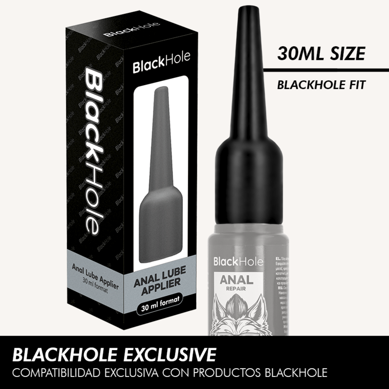 Aplicador de lubricante anal BLACK HOLE S