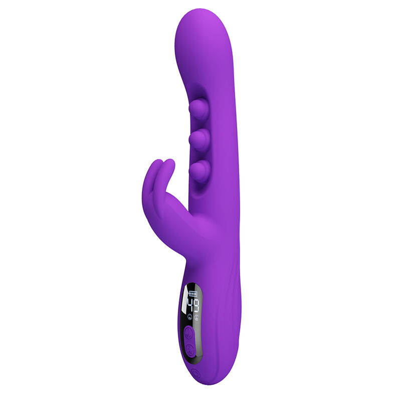 Vibrador rabbit Pretty Love Sabien con estimulación de golpeteo