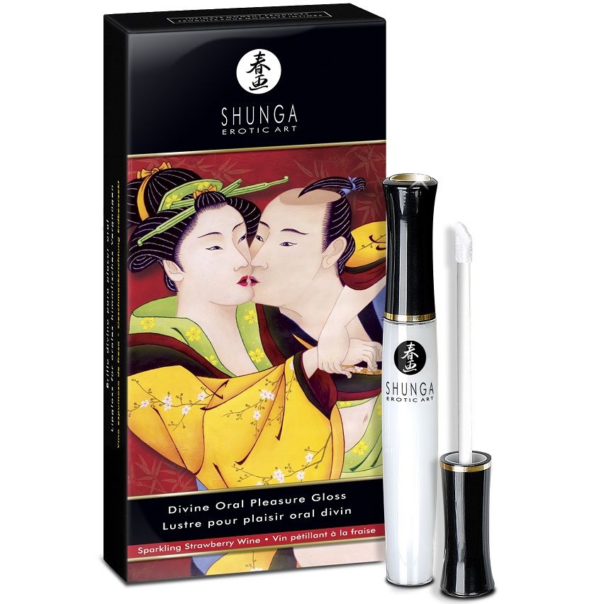 Brillo labial Shunga Divine de fresa y vino espumoso