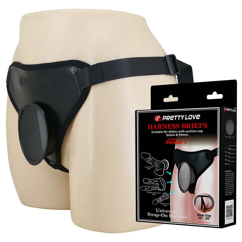 Arnés Strap On Pretty Love, negro