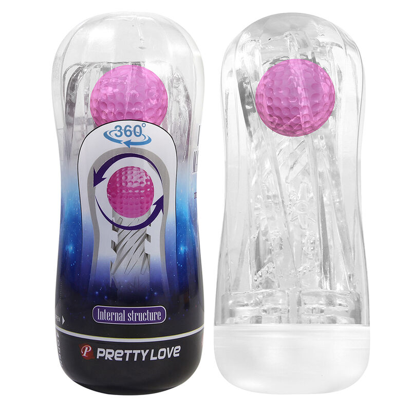 Masturbador Pretty Love 360° con interior texturizado