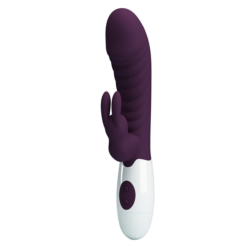 Pretty Love Naughty Bunny, vibrador tipo rabbit morado