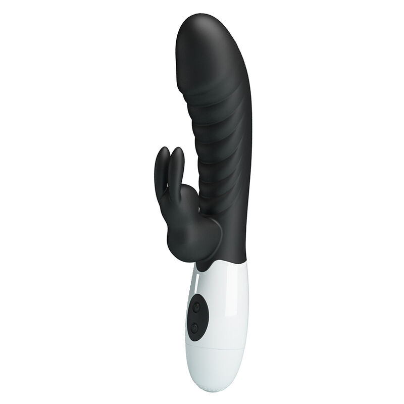 Pretty Love Naughty Bunny, vibrador rabbit negro