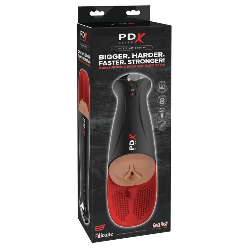 Masturbador automático PDX ELITE Fap O Matic Pro XL, marrón