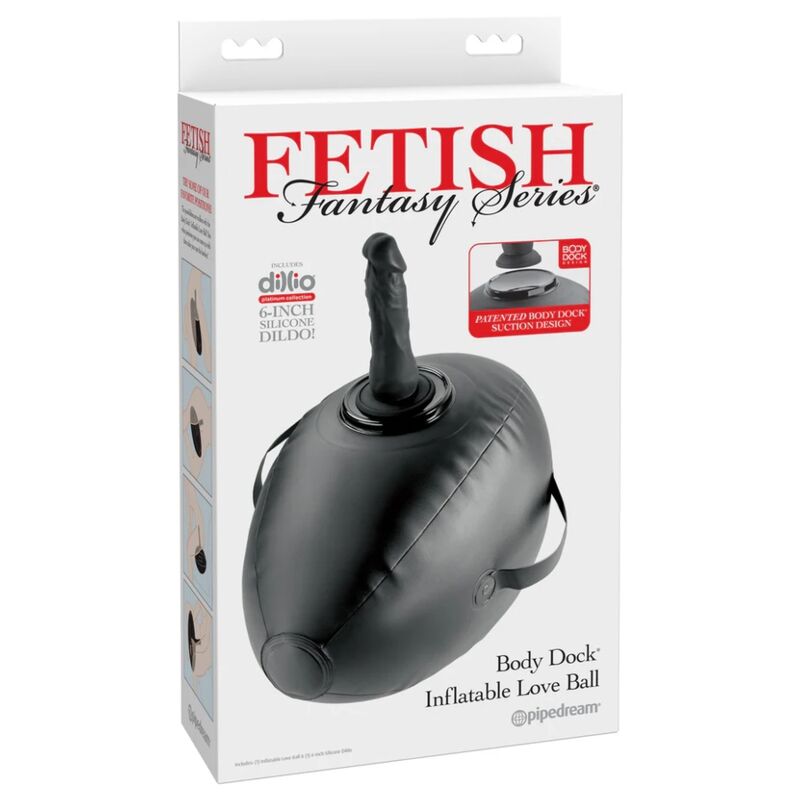 FETISH FANTASY SERIES Body Dock, cojín sexual con dildo integrado