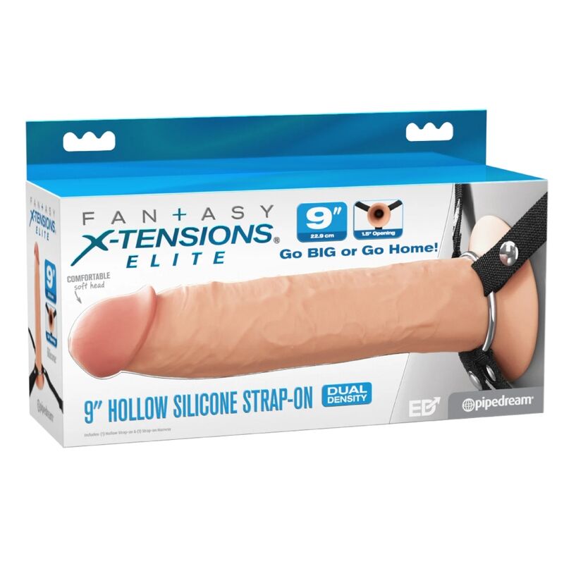 Arnés con dildo hueco FANTASY X-TENSIONS Elite