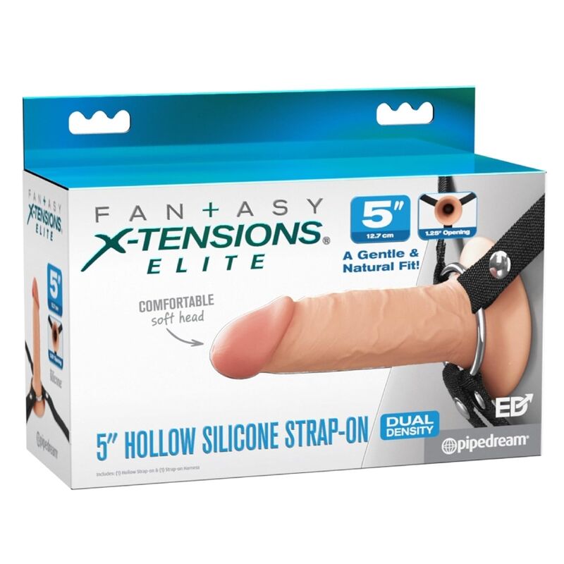 Arnés con dildo hueco FANTASY X-TENSIONS Elite