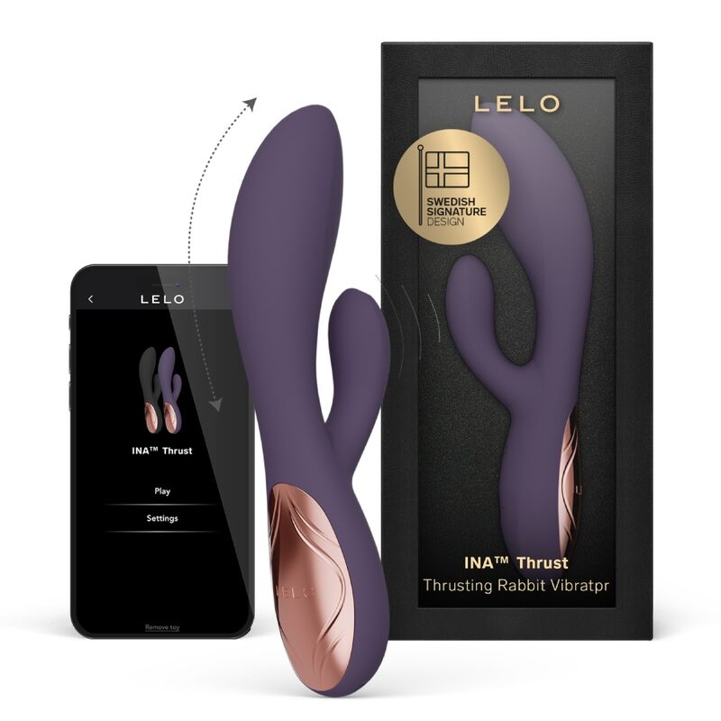 Vibrador rabbit LELO INA Thrust, morado