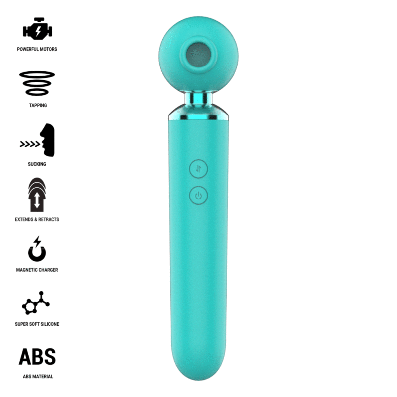 Vibrador INTENSE Hamby con ondas de succión y vibración