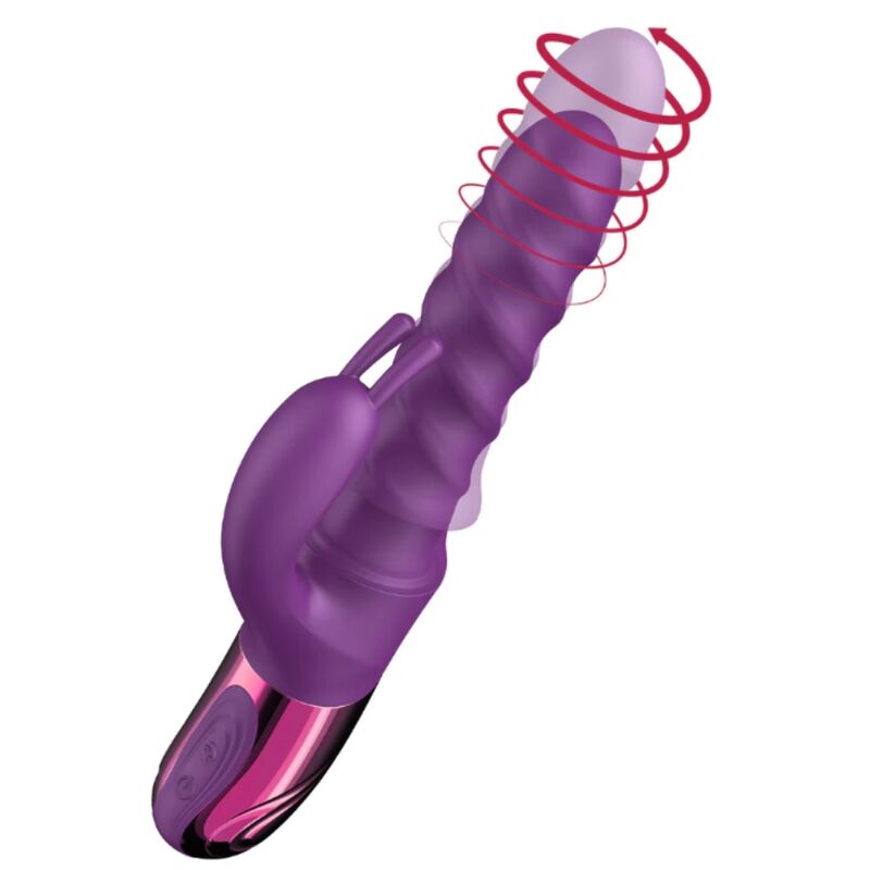 Vibrador rabbit She.E.O Purple Swirl