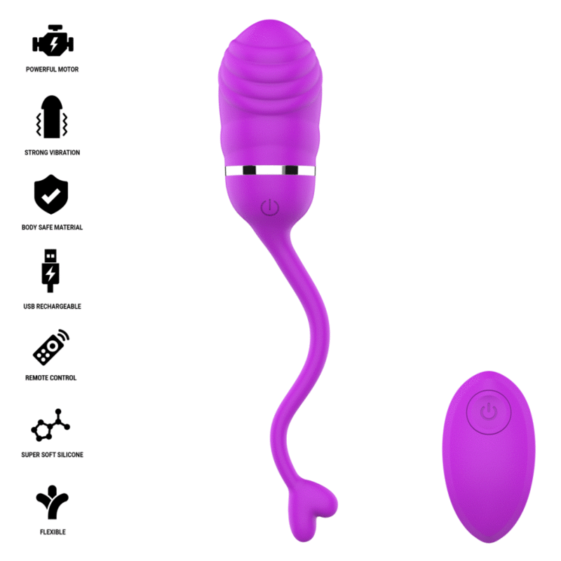 Huevo vibrador INTENSE Sookie con mando a distancia, lila