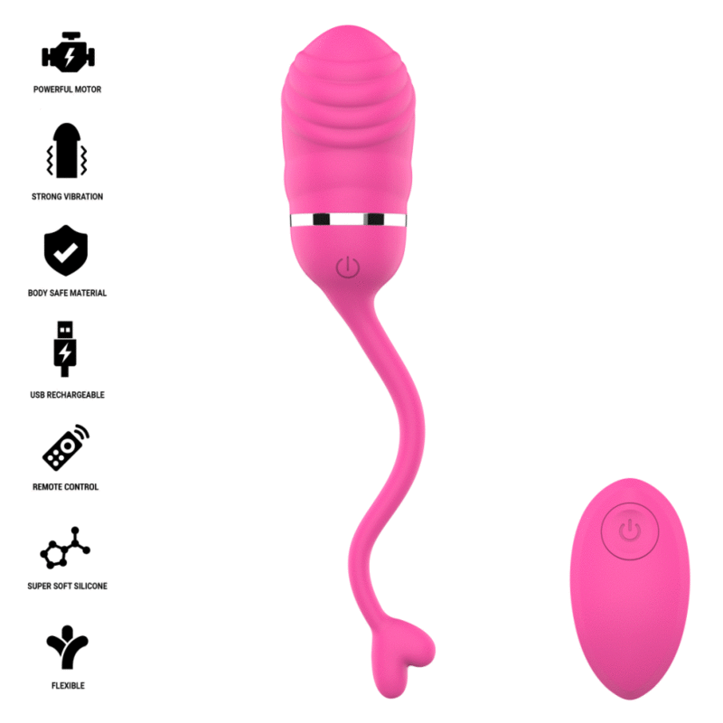 Huevo vibrador INTENSE Sookie con mando a distancia, rosa