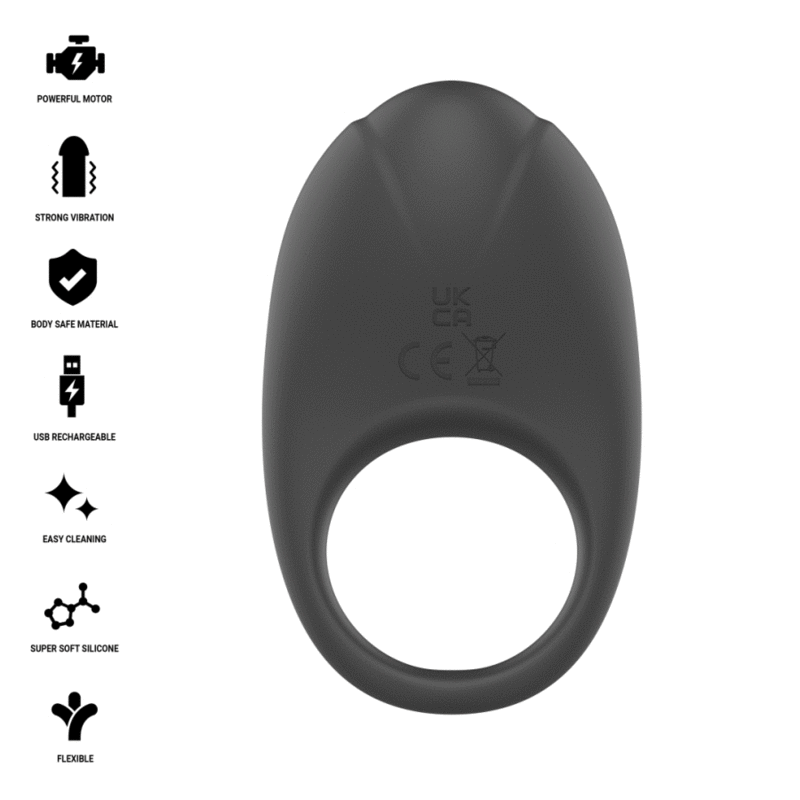 Anillo vibrador para el pene INTENSE Merlotte con estimulador clitoriano