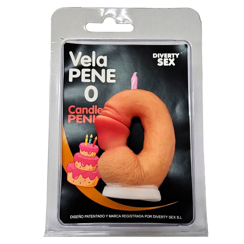 Vela erótica con número DIABLO PICANTE