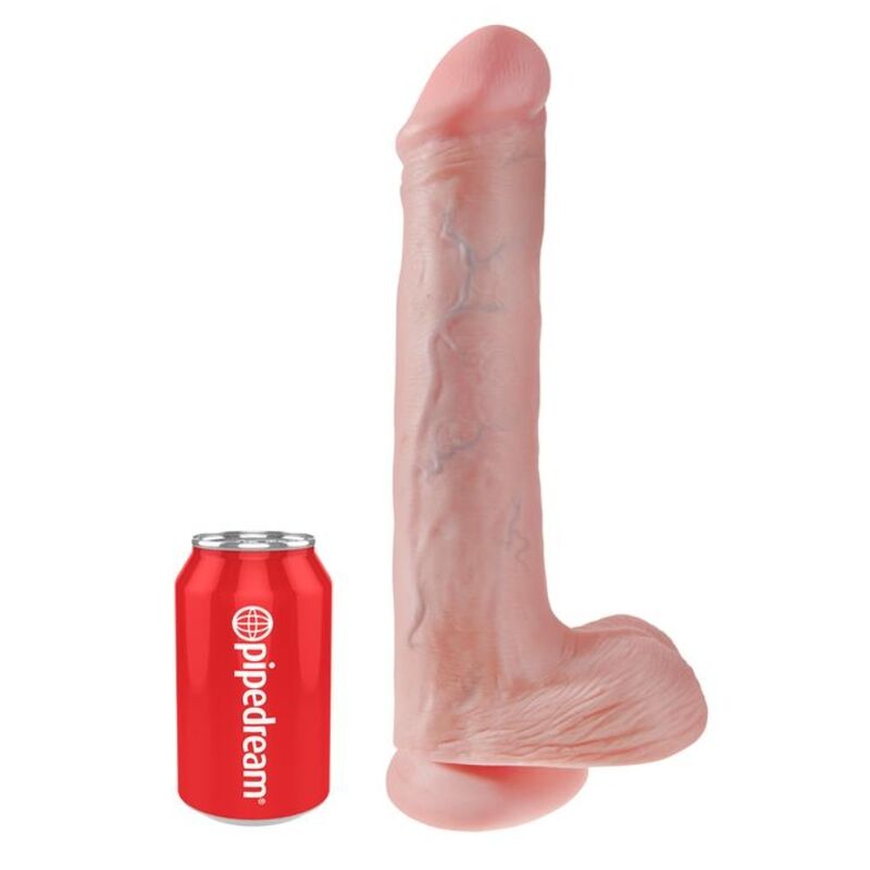 KING COCK dildo realista con ventosa, 38 cm
