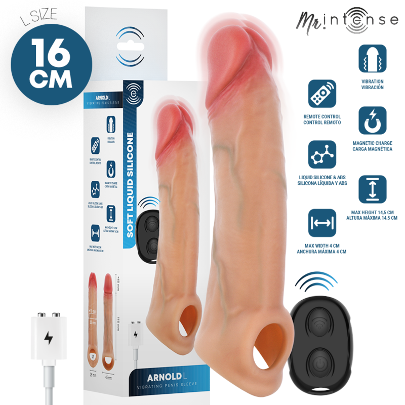 MR. INTENSE Arnold L funda para pene con vibración