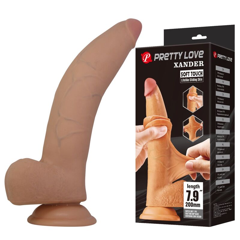 Dildo realista Pretty Love Xander, 20 cm
