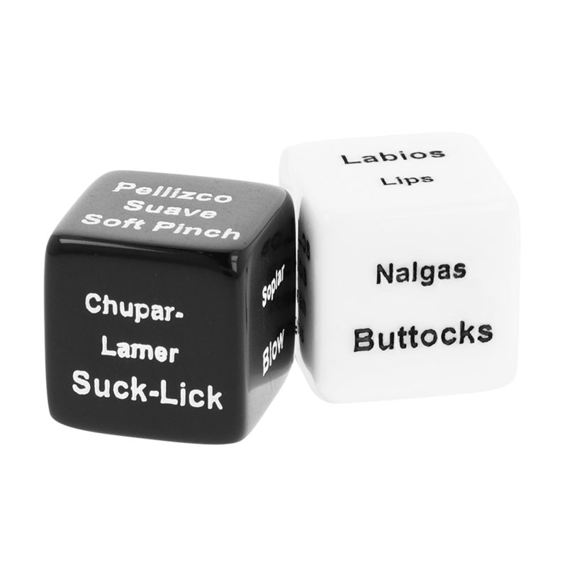 Dados eróticos BLACK&SILVER para parejas