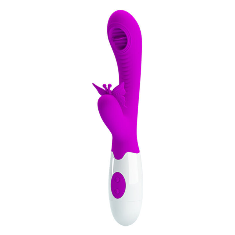 Vibrador rabbit Pretty Love Moth en color lila