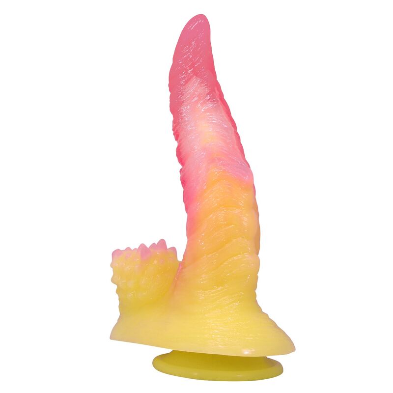 POWER MONSTERS Ripplied Monster consolador con ventosa, 22,5 cm