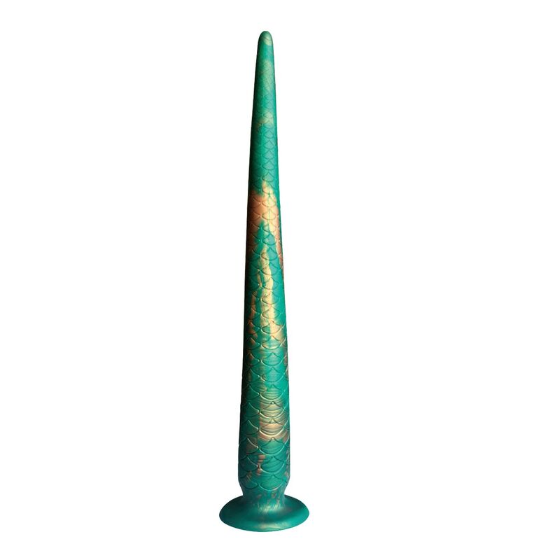 POWER MONSTERS Wildwyrm Tail dildo de fantasía de silicona, 47 cm