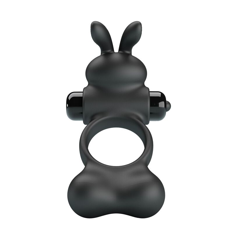 Anillo vibrador para el pene Pretty Love con estimulador conejito