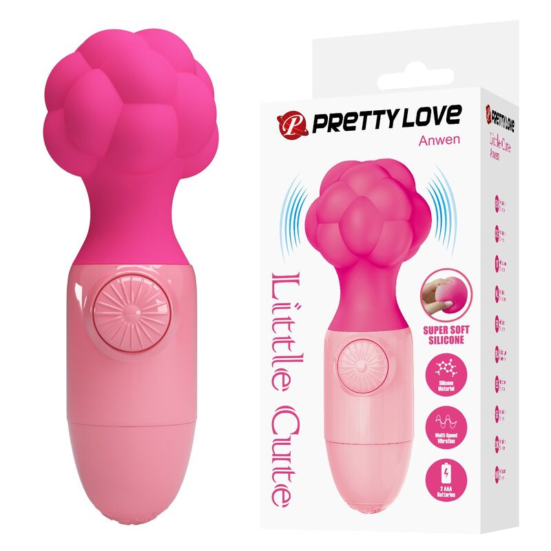 Mini estimulador de clítoris Pretty Love Anwen rosa
