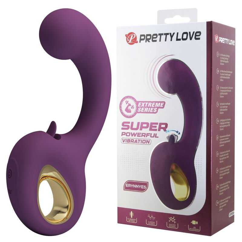 Estimulador de clítoris Pretty Love Brynnlee con vibrador
