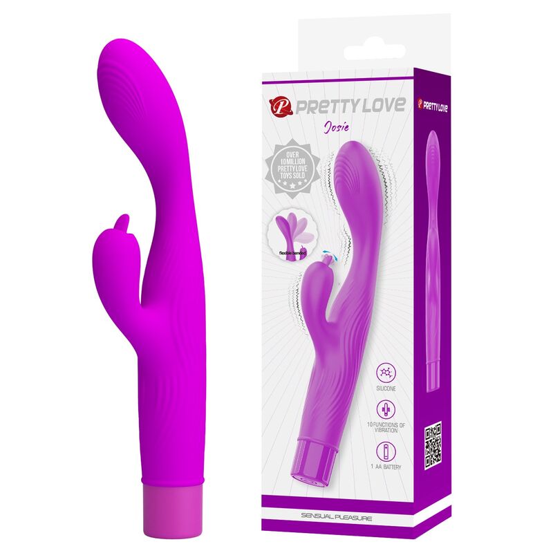 Vibrador de clítoris Pretty Love Jene con punta curva para estimular el punto G