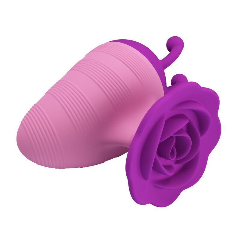 Estimulador de clítoris Little Bee de Pretty Love, lila y rosa