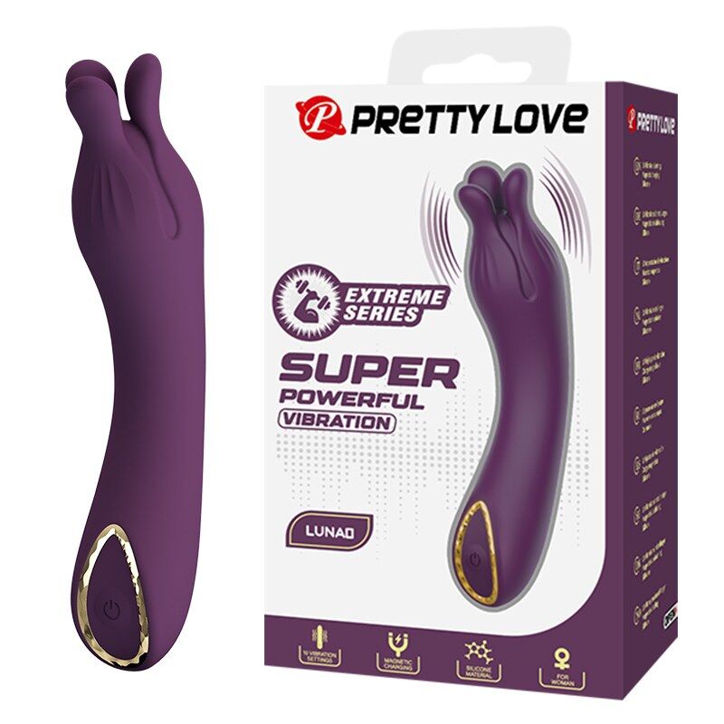 Vibrador de punto G Pretty Love Lunao, morado