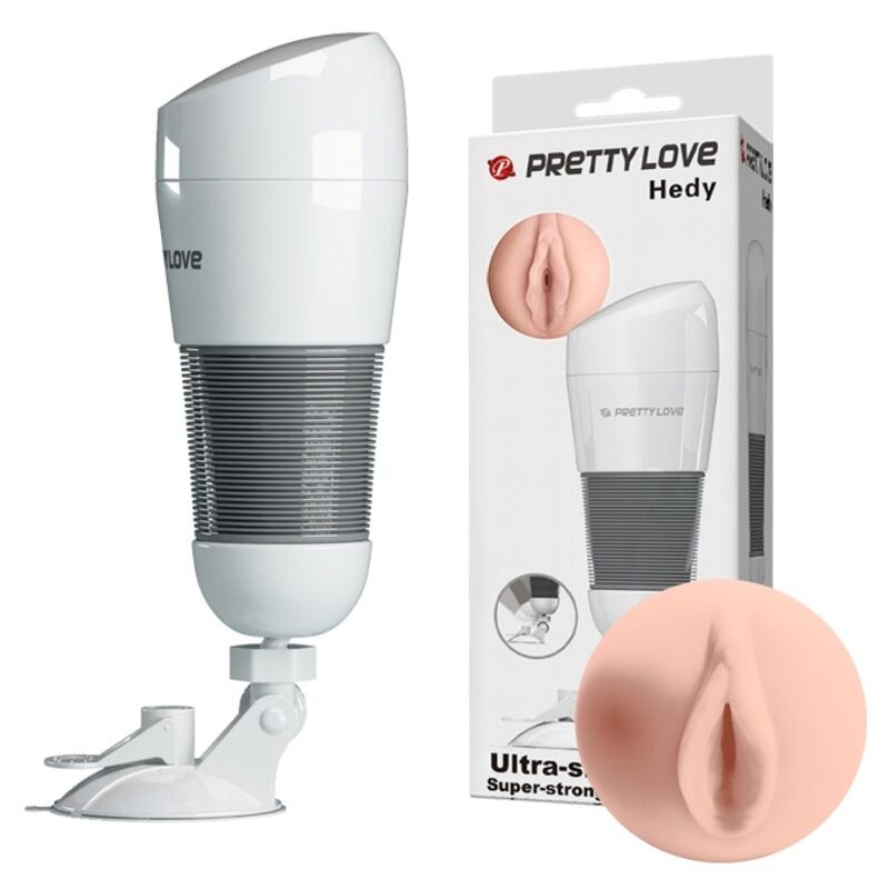 Masturbador Pretty Love Hedy con ventosa