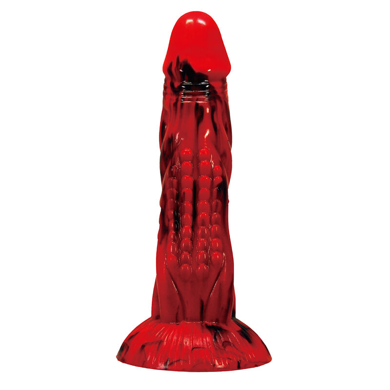 POWER MONSTERS Minotaur dildo de fantasía con ventosa, 21 cm