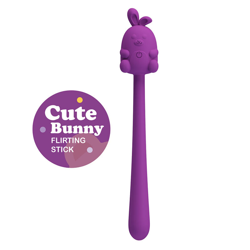 Vibrador flexible Pretty Love Cute Bunny, lila
