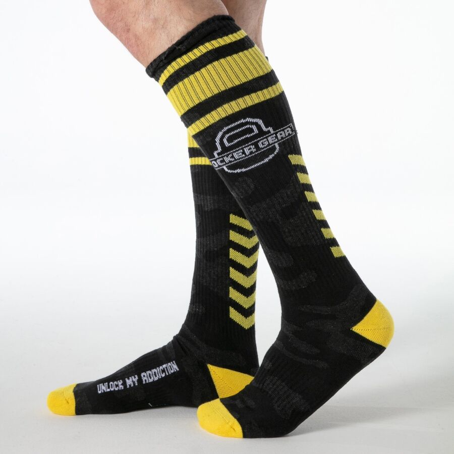 Locker Gear Amarillo, Talla Única Calcetines Militares Hasta La Rodilla
