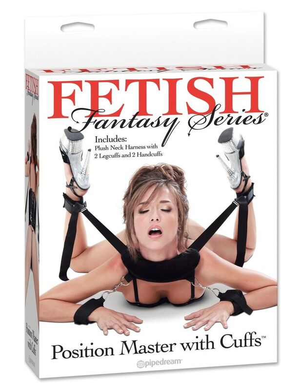 Set de bondage Position Master de Fetish Fantasy Series con muñequeras