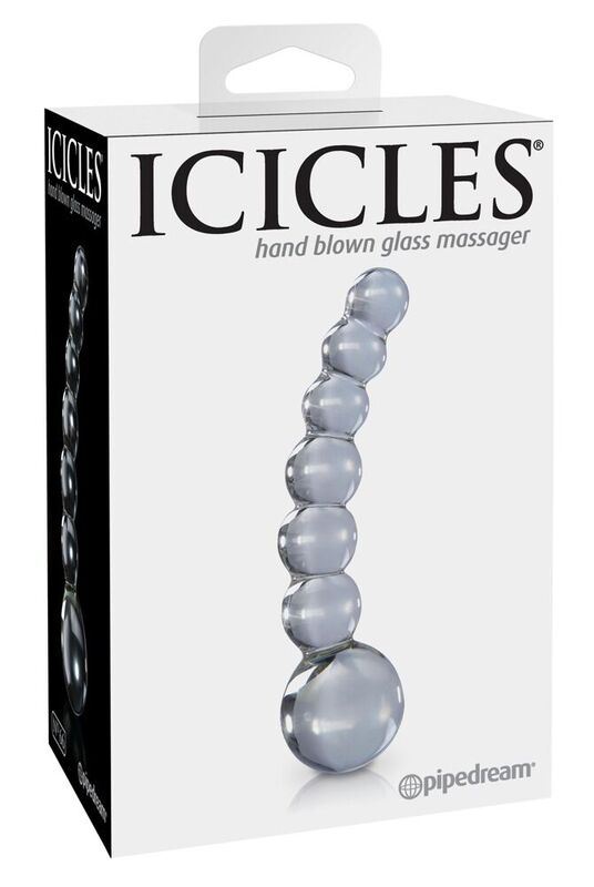 ICICLES N. 66 Plug anal de cristal transparente