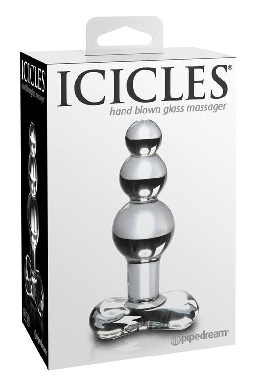 Plug anal de cristal ICICLES N. 47