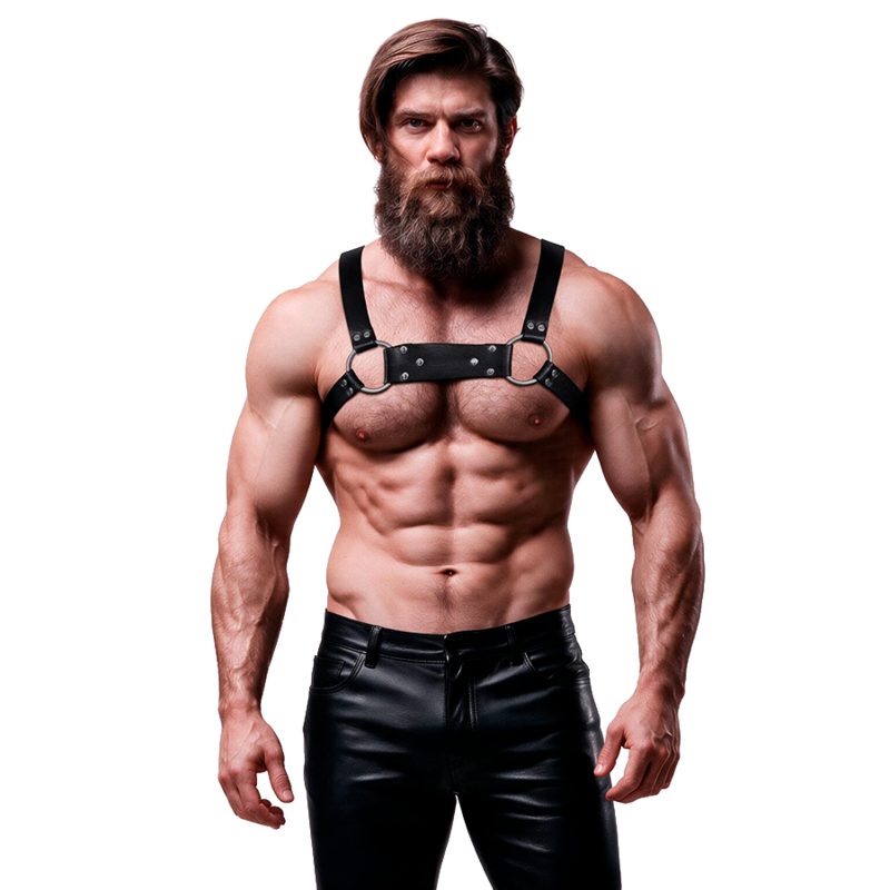 FETISH SUBMISSIVE ATTITUDE Bulldog arnés para hombre M/L
