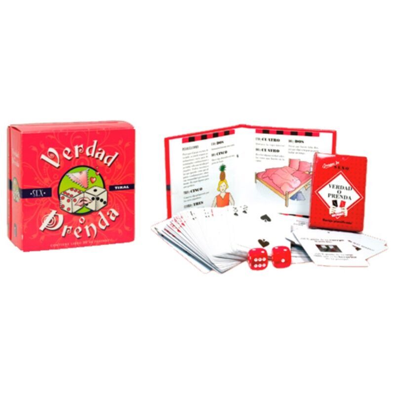 Diablo Picante Verdad o Prenda, juego erótico de cartas