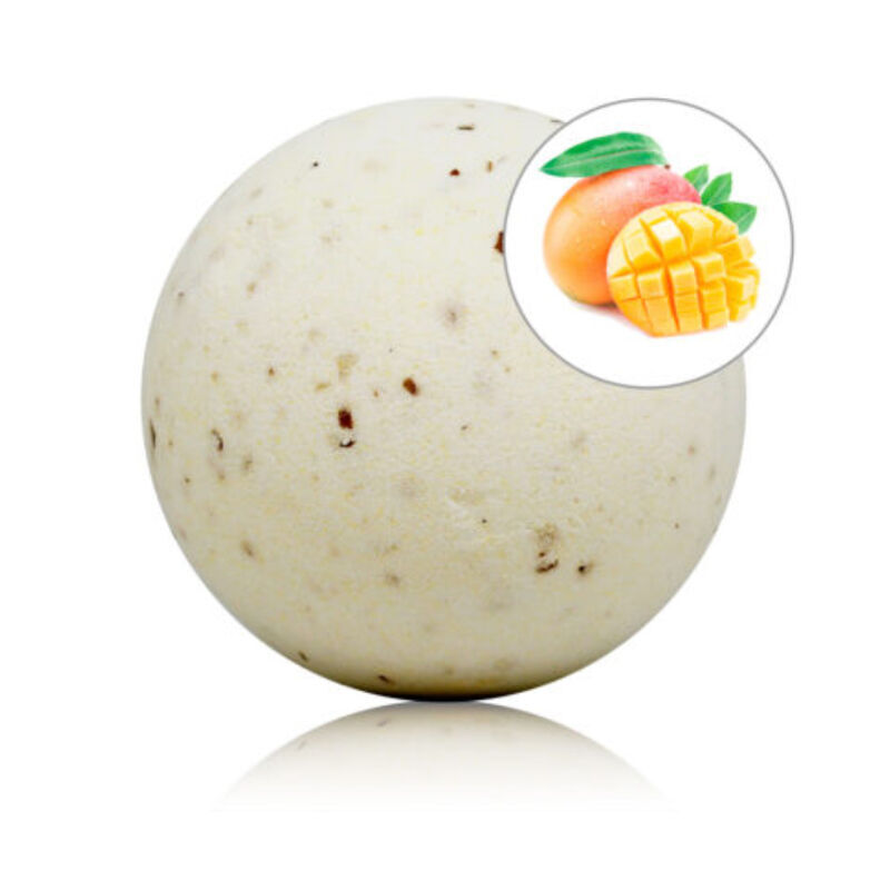 Bomba de baño TALOKA con aroma a mango y pétalos de rosa
