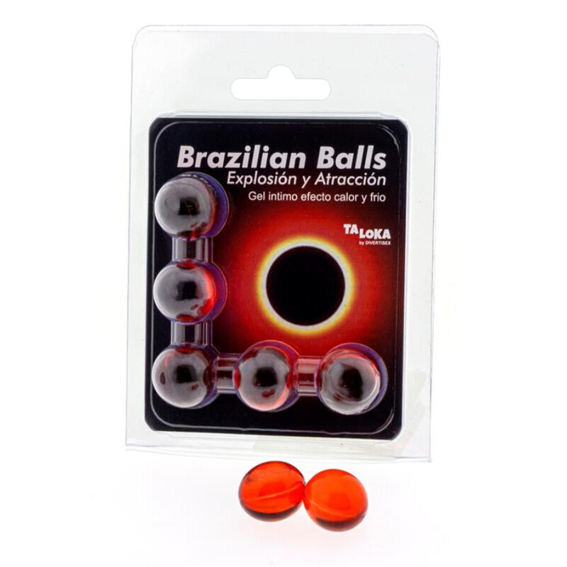 TALOKA Brazilian Balls con efecto frío y calor, 5 unidades