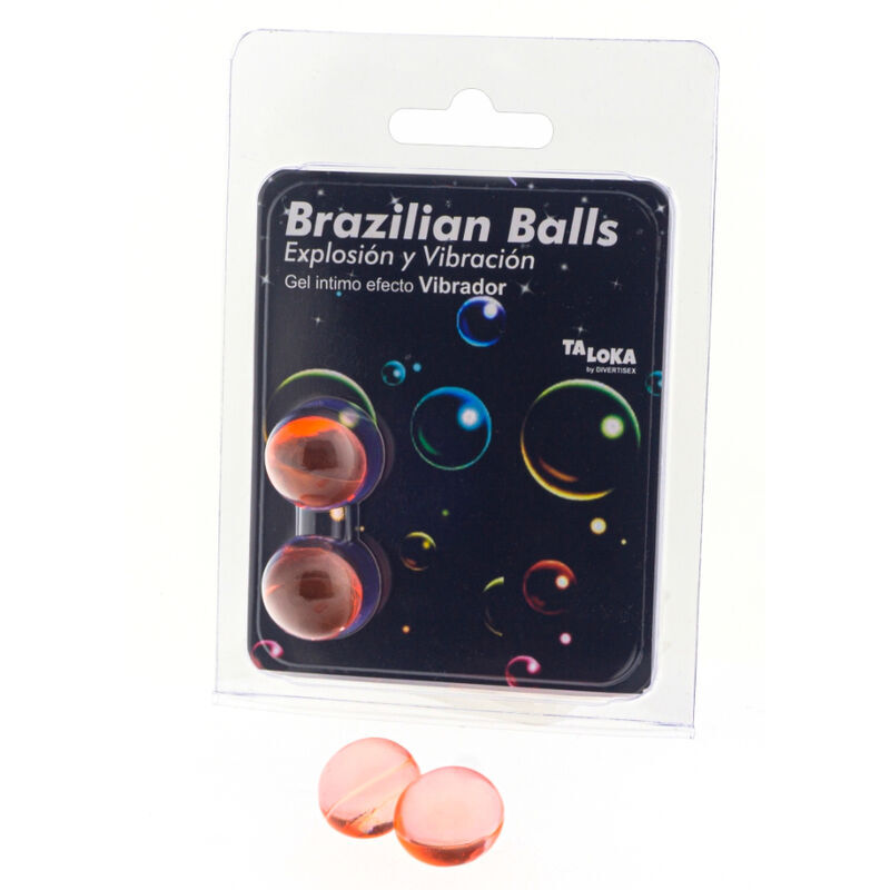 Bolas brasileñas TALOKA con efecto vibratorio, 2 unidades