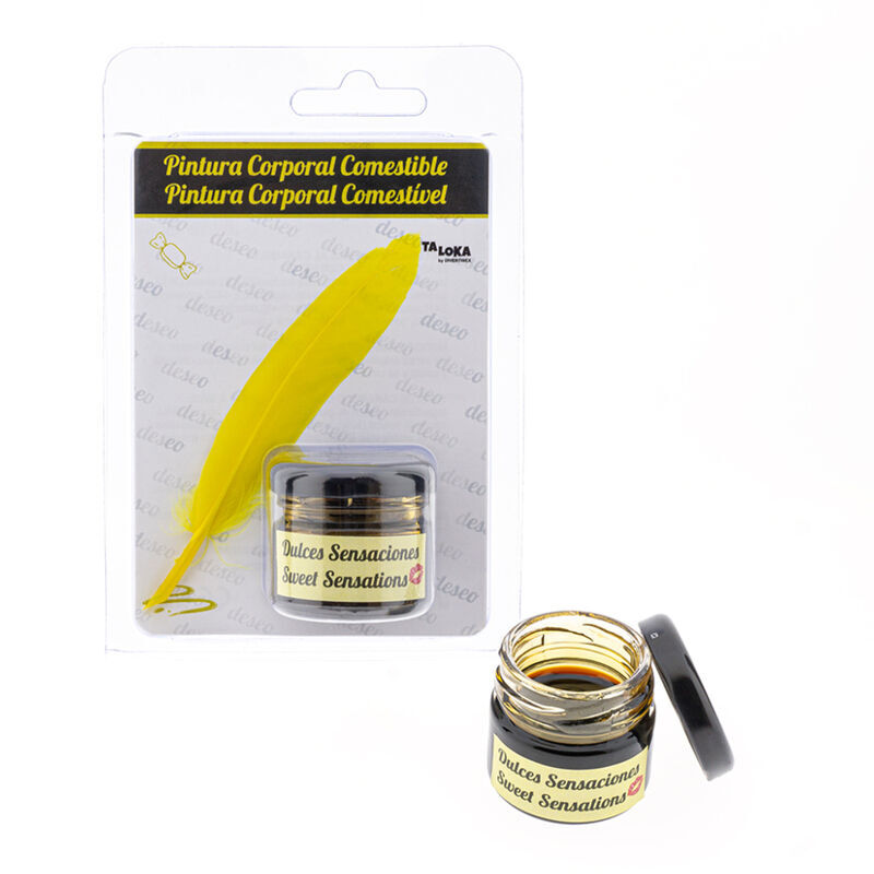 Pintura corporal TALOKA con sabor a caramelo