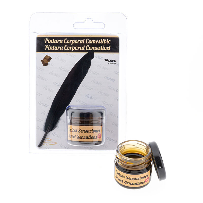 Pintura corporal TALOKA con sabor a chocolate