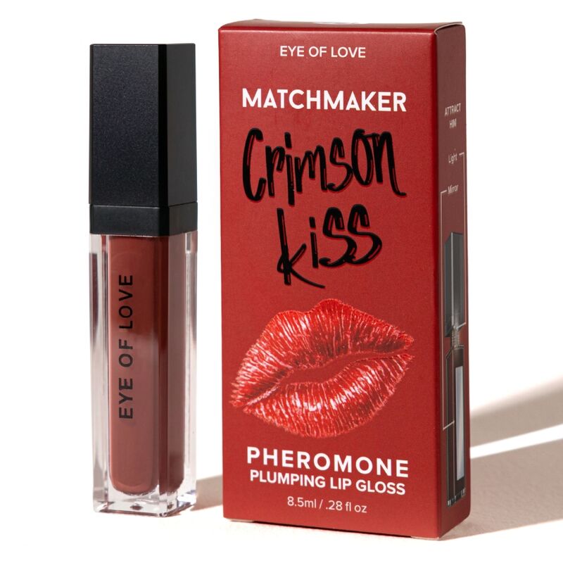 Brillo de labios EYE OF LOVE Matchmaker Crimson Kiss, rojo