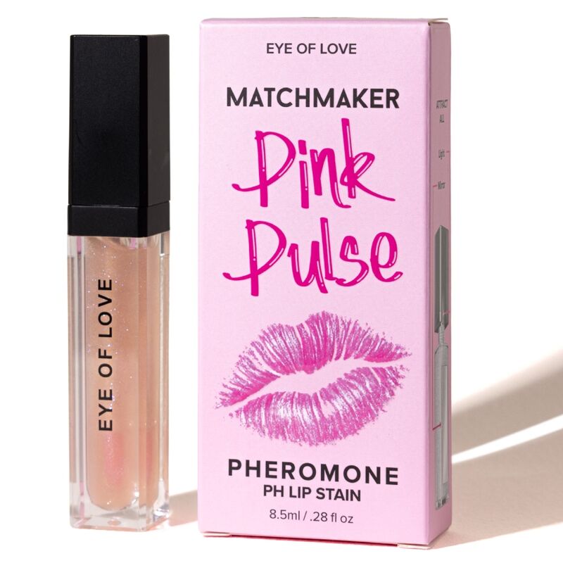 EYE OF LOVE Matchmaker Pink Pulse gloss labial con color que reacciona al pH, 8,5 ml