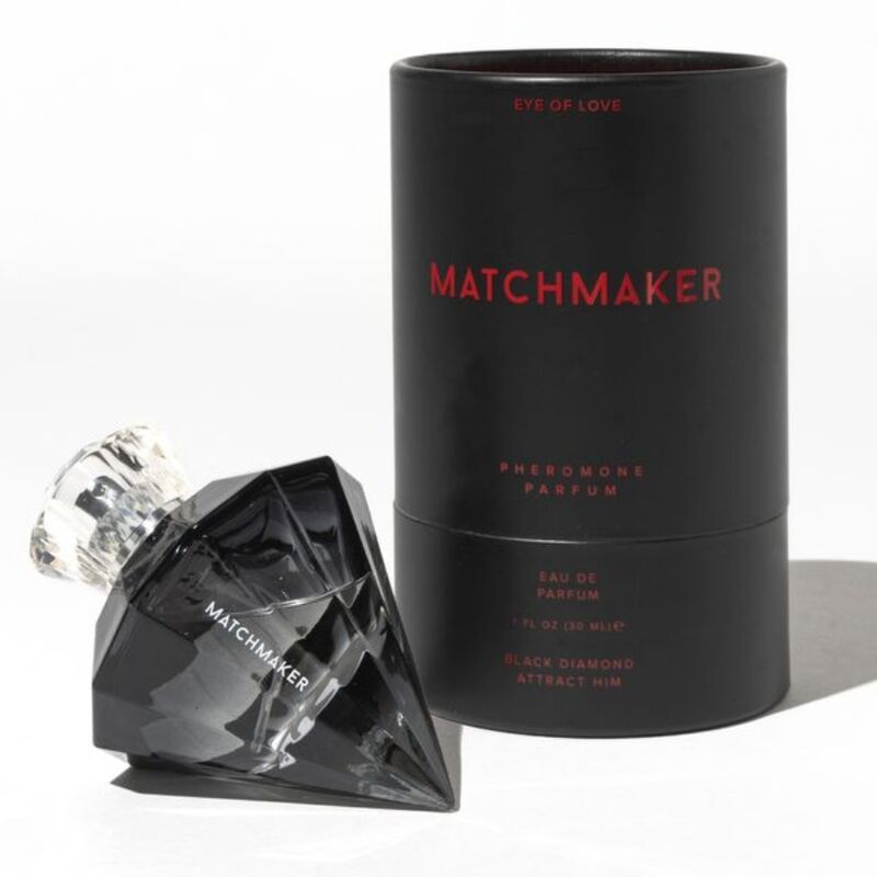 Perfume con feromonas Matchmaker Black Diamond de Eye of Love, 30 ml