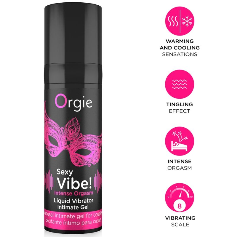 ORGIE Sexy Vibe! Gel íntimo, 15 ml